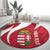 Custom Hungary Football Round Carpet Go Magyarok - Curves Style