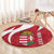 Custom Hungary Football Round Carpet Go Magyarok - Curves Style