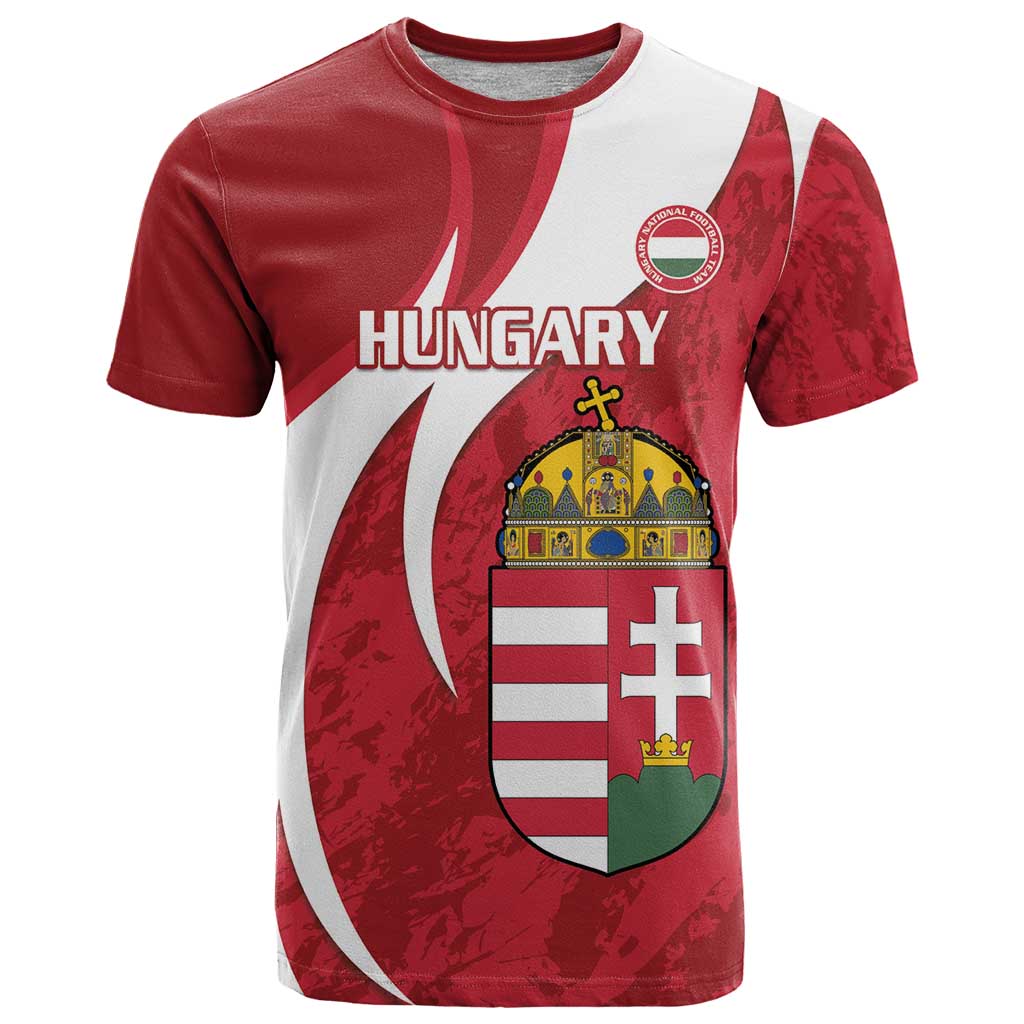 Custom Hungary Football T Shirt Go Magyarok - Curves Style - Wonder Print Shop