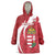 Custom Hungary Football Wearable Blanket Hoodie Go Magyarok - Curves Style