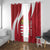 Custom Hungary Football Window Curtain Go Magyarok - Curves Style - Wonder Print Shop