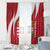 Custom Hungary Football Window Curtain Go Magyarok - Curves Style - Wonder Print Shop