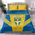 Custom Sweden Football Bedding Set Go Blagult - Scandinavian Pattern - Wonder Print Shop