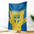 Custom Sweden Football Blanket Go Blagult - Scandinavian Pattern