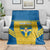 Custom Sweden Football Blanket Go Blagult - Scandinavian Pattern