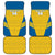 Custom Sweden Football Car Mats Go Blagult - Scandinavian Pattern - Wonder Print Shop