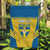 Custom Sweden Football Garden Flag Go Blagult - Scandinavian Pattern - Wonder Print Shop