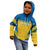 Custom Sweden Football Kid Hoodie Go Blagult - Scandinavian Pattern - Wonder Print Shop