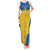 Custom Sweden Football Tank Maxi Dress Go Blagult - Scandinavian Pattern