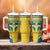 Personalised Sweden Football Tumbler With Handle Go Blagult - Scandinavian Pattern