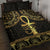 Ancient Egypt Ankh and Eye Of Horus Quilt Bed Set Egyptian Hieroglyphs - Wonder Print Shop