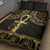 Ancient Egypt Ankh and Eye Of Horus Quilt Bed Set Egyptian Hieroglyphs - Wonder Print Shop