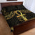 Ancient Egypt Ankh and Eye Of Horus Quilt Bed Set Egyptian Hieroglyphs - Wonder Print Shop