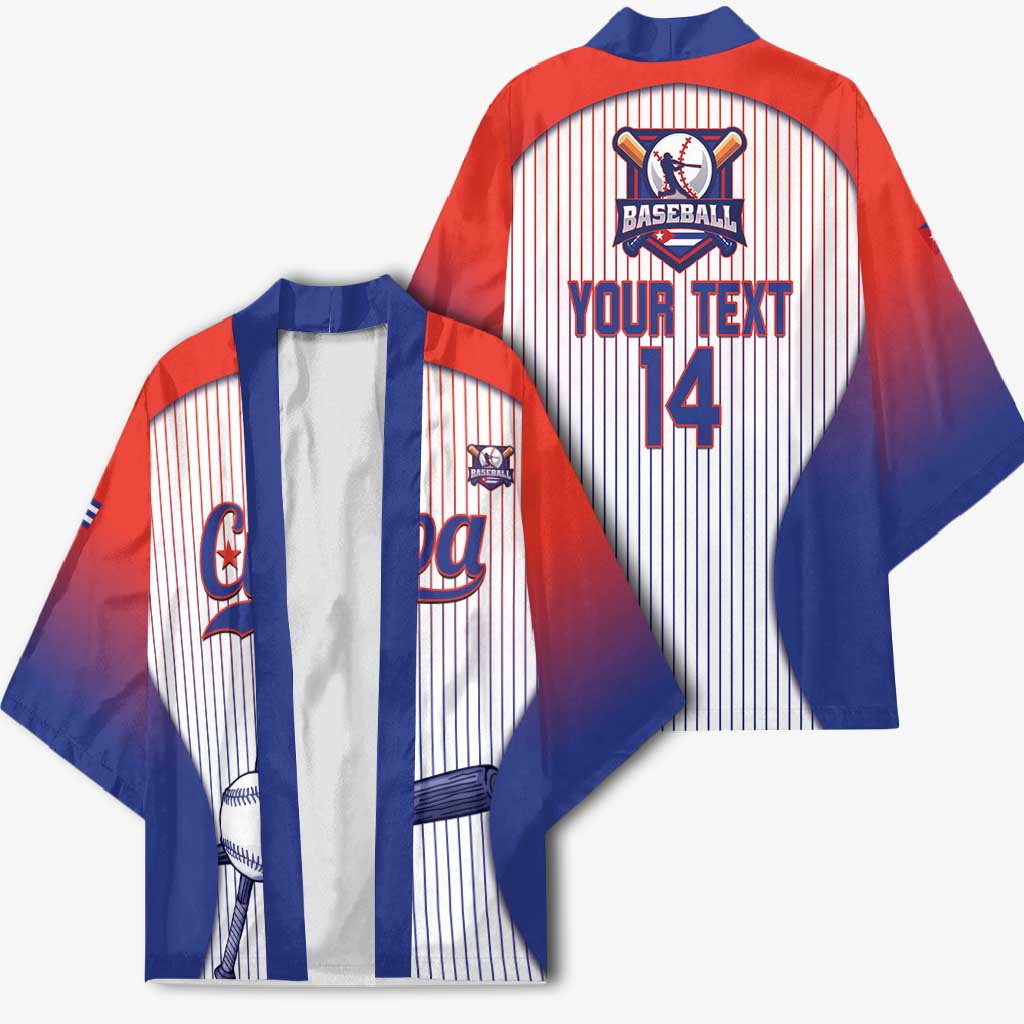 Cuba Baseball Custom Kimono 2026 Go Champions White Version - Wonder Print Shop