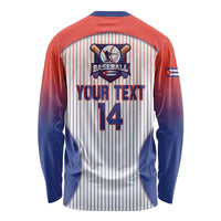 Cuba Baseball Custom Long Sleeve Shirt 2026 Go Champions White Version - Wonder Print Shop