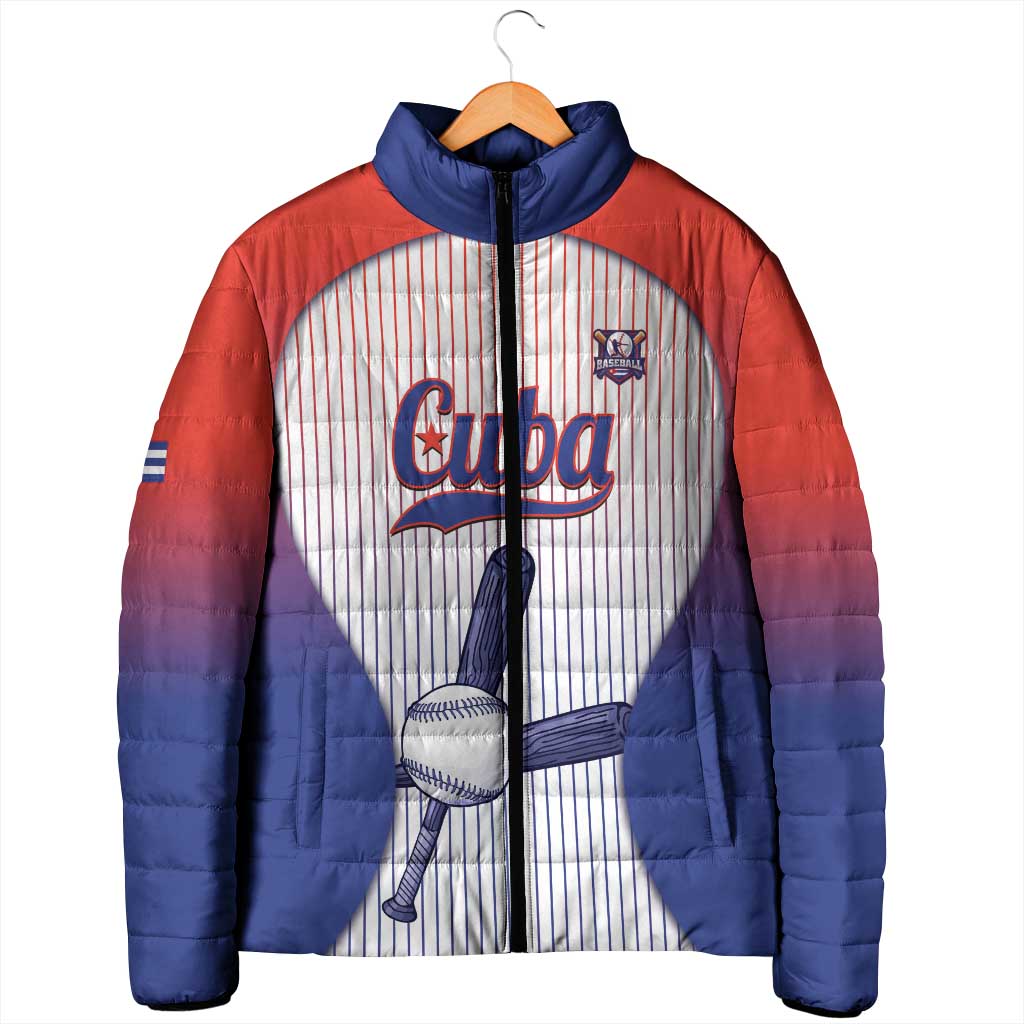 Cuba Baseball Custom Padded Jacket 2026 Go Champions White Version - Wonder Print Shop