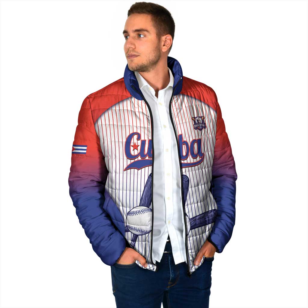 Cuba Baseball Custom Padded Jacket 2026 Go Champions White Version - Wonder Print Shop
