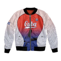 Cuba Baseball Custom Bomber Jacket 2026 Go Champions Red Version - Wonder Print Shop