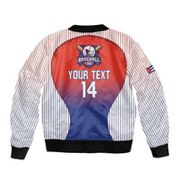 Cuba Baseball Custom Bomber Jacket 2026 Go Champions Red Version - Wonder Print Shop
