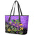 Mardi Gras Leather Tote Bag Carnival Mask Happy Fat Tuesday - Wonder Print Shop