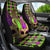 Mardi Gras 2024 Car Seat Cover Jester Mask With Beads Colorful Version - Wonder Print Shop