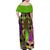 Mardi Gras 2024 Family Matching Off Shoulder Maxi Dress and Hawaiian Shirt Jester Mask With Beads Colorful Version - Wonder Print Shop