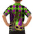 Mardi Gras 2024 Family Matching Puletasi and Hawaiian Shirt Jester Mask With Beads Colorful Version - Wonder Print Shop