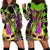 Mardi Gras 2024 Hoodie Dress Jester Mask With Beads Colorful Version - Wonder Print Shop