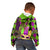 Mardi Gras 2024 Kid Hoodie Jester Mask With Beads Colorful Version - Wonder Print Shop