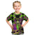 Mardi Gras 2024 Kid T Shirt Jester Mask With Beads Colorful Version - Wonder Print Shop