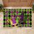 Mardi Gras 2024 Rubber Doormat Jester Mask With Beads Colorful Version - Wonder Print Shop