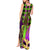 Mardi Gras 2024 Tank Maxi Dress Jester Mask With Beads Colorful Version - Wonder Print Shop