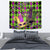 Mardi Gras 2024 Tapestry Jester Mask With Beads Colorful Version - Wonder Print Shop