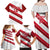 Custom England Rugby Family Matching Off Shoulder Maxi Dress and Hawaiian Shirt 2024 Go Champions Red Rose Sporty Version - Wonder Print Shop