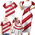 Custom England Rugby Family Matching Short Sleeve Bodycon Dress and Hawaiian Shirt 2024 Go Champions Red Rose Sporty Version - Wonder Print Shop