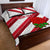 Custom England Rugby Quilt Bed Set 2024 Go Champions Red Rose Sporty Version