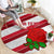 Custom England Rugby Round Carpet 2024 Go Champions Red Rose Sporty Version