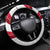 Custom England Rugby Steering Wheel Cover 2024 Go Champions Red Rose Sporty Version