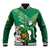 Custom Ireland Rugby Baseball Jacket 2024 Irish Shamrocks With Celtic Pattern - Wonder Print Shop