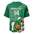 Custom Ireland Rugby Baseball Jersey 2024 Irish Shamrocks With Celtic Pattern - Wonder Print Shop