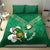 Custom Ireland Rugby Bedding Set 2024 Irish Shamrocks With Celtic Pattern - Wonder Print Shop