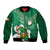 Custom Ireland Rugby Bomber Jacket 2024 Irish Shamrocks With Celtic Pattern - Wonder Print Shop