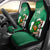 Custom Ireland Rugby Car Seat Cover 2024 Irish Shamrocks With Celtic Pattern - Wonder Print Shop