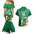 Custom Ireland Rugby Couples Matching Mermaid Dress and Hawaiian Shirt 2024 Irish Shamrocks With Celtic Pattern - Wonder Print Shop