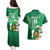 Custom Ireland Rugby Couples Matching Puletasi and Hawaiian Shirt 2024 Irish Shamrocks With Celtic Pattern - Wonder Print Shop