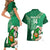 Custom Ireland Rugby Couples Matching Short Sleeve Bodycon Dress and Hawaiian Shirt 2024 Irish Shamrocks With Celtic Pattern - Wonder Print Shop