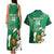 Custom Ireland Rugby Couples Matching Tank Maxi Dress and Hawaiian Shirt 2024 Irish Shamrocks With Celtic Pattern - Wonder Print Shop