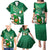 Custom Ireland Rugby Family Matching Puletasi and Hawaiian Shirt 2024 Irish Shamrocks With Celtic Pattern - Wonder Print Shop