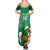 Custom Ireland Rugby Family Matching Summer Maxi Dress and Hawaiian Shirt 2024 Irish Shamrocks With Celtic Pattern - Wonder Print Shop