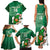 Custom Ireland Rugby Family Matching Tank Maxi Dress and Hawaiian Shirt 2024 Irish Shamrocks With Celtic Pattern - Wonder Print Shop